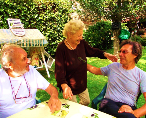 Riccardo e Cecilia e Franco Di Giorgi