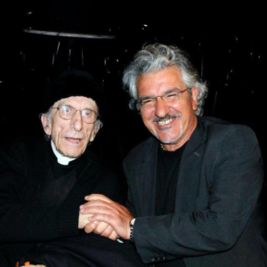Roy Russo con Don Andrea Gallo