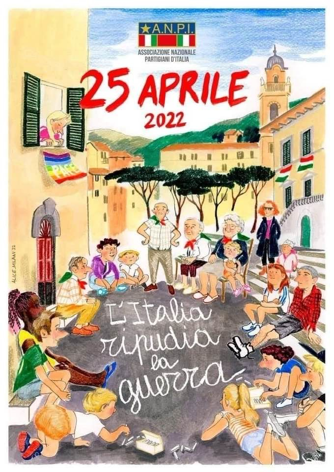 Festa della Liberazione manifesto ANPI 25 aprile 2022