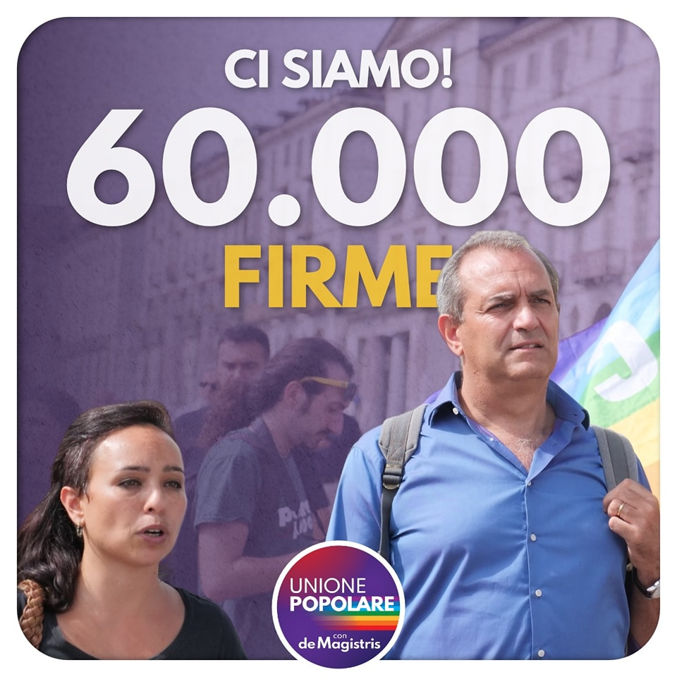 Vota Unione Popolare De Magistris