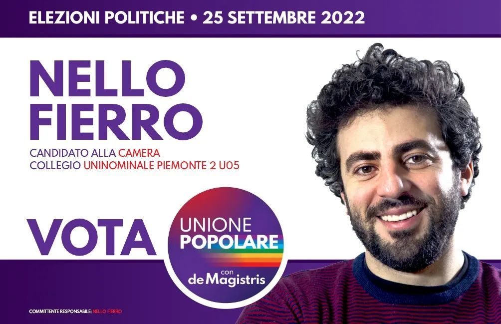 Vota Nello Fierro elezioni politiche 2022