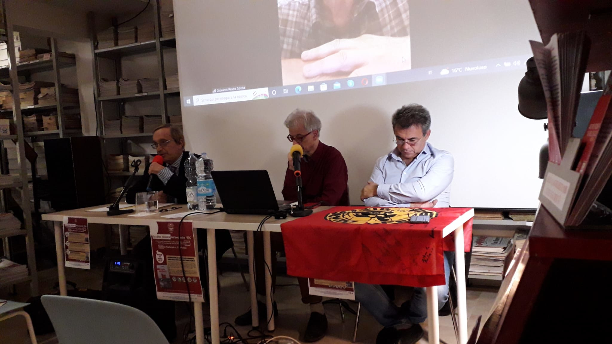 Sergio Dalmasso, Roberto Niccolai, Alfio Nicotra autore del libro a Pistoia