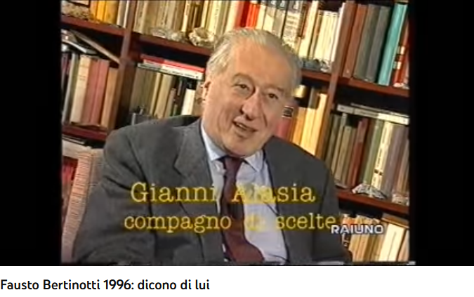 Gianni Alasia in RAI TV