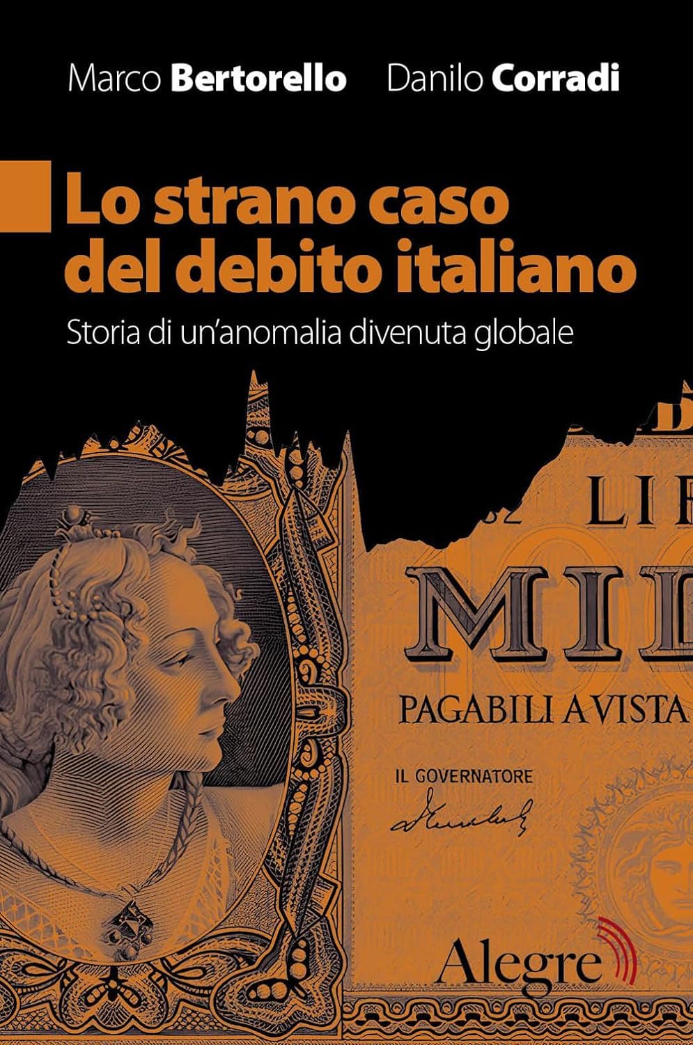 Copertina del libro Strano caso del debito italiano